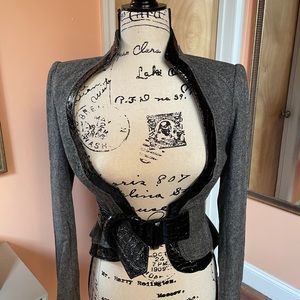 Bebe Wool Suit Skirt Set